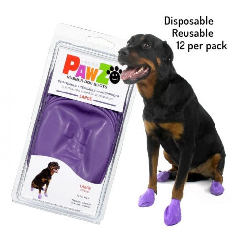 PawZ Dog Boots 12x L Purple